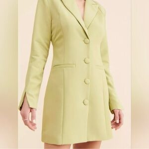 4th & Reckless Green Blazer Dress
